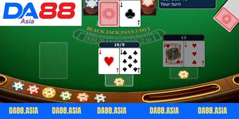 Tỷ lệ trả thưởng của game bài blackjack tại Da88